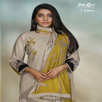 Omtex Larissa Wholesale Pure Pashmina With Embroidery Winter Suits