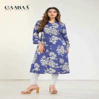 Gaabaa D.no 900 Wholesale Reyon Long A Line Kurtis