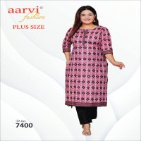 AARVI FASHION SURAT RAJKOT COTTON PLUS SIZE VOL 4 KURTIS BIG SIZE KURTIS FOR WOMEN