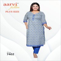 AARVI FASHION SURAT RAJKOT COTTON PLUS SIZE VOL 4 KURTIS BIG SIZE KURTIS FOR WOMEN