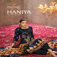 haniya by roli moli creation pashmina winter collection 3pcs suits