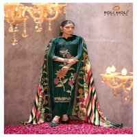 haniya by roli moli creation pashmina winter collection 3pcs suits