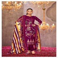 haniya by roli moli creation pashmina winter collection 3pcs suits