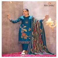 haniya by roli moli creation pashmina winter collection 3pcs suits