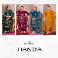 haniya by roli moli creation pashmina winter collection 3pcs suits