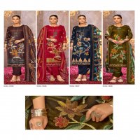 haniya by roli moli creation pashmina winter collection 3pcs suits