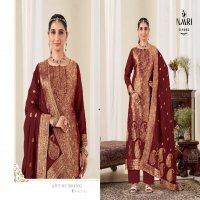 gul bahar by naari viscose pashmina jacquard winter wear ladies suits