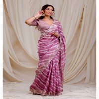 BT-1232 Wholesale Georgette Fabrics Indian Sarees