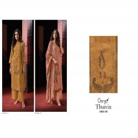 Ganga Thurein S3032 Wholesale Pure Pashmina Dobby With Work Winter Suits