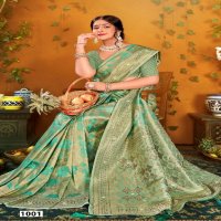 Saroj Shahzeen Tissue Saroski Vol-2 Wholesale Heavy Satin Fabrics Sarees