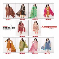 Premier Anupama Vol-4 Wholesale Readymade Cotton Suits