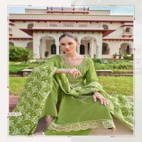 alok suits sky touch embroidery work cotton ladies suits online