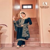 gulistan vol 3 by alok suits winter special velvet designer ladies suits