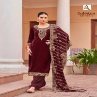 gulistan vol 3 by alok suits winter special velvet designer ladies suits