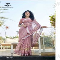 triveni phooljhadi vol 14 abstract printed organza saree online