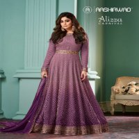 aashirwad creation alizza carnival georgette readymade gown style dress