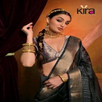 kira creation kanak 6601-6606 attractive design moss saree for women