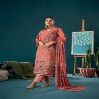 T And M nilaya unique print viscose cordroy trendy suits for ladies
