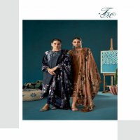 T And M nilaya unique print viscose cordroy trendy suits for ladies