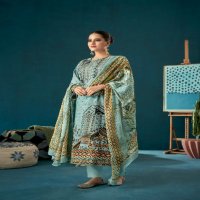 T And M nilaya unique print viscose cordroy trendy suits for ladies