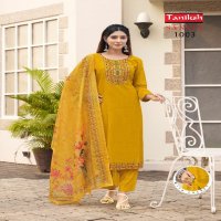 Taniksh Sanaya Vol-1 Wholesale Embroidery Work Top With Pant And Dupatta