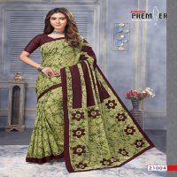 Premier Saravani Vol-21 Wholesale Pure Cotton Printed Indian Sarees