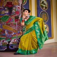 Rajpath Leaf Silk Wholesale Pure Banarasi Soft Silk Ethnic Sarees