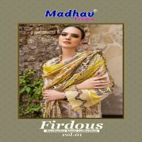 Madhav Firdous Vol-1 Wholesale Pure Designer Cotton Dress Material
