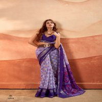 SR Sarees Prachi Wholesale Soft Cotton Double Print Ethnic Sarees