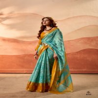 SR Sarees Prachi Wholesale Soft Cotton Double Print Ethnic Sarees