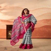 SR Sarees Prachi Wholesale Soft Cotton Double Print Ethnic Sarees