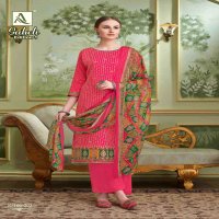 alok suits saheli edition 1 zam discharge designer print suits collection