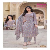 KAVYA PASHMINA VOL 11 COTTON LINING FANCY CASUAL WEAR READYMADE KURTI PANT WITH DUPATTA
