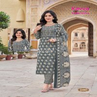 KAVYA PASHMINA VOL 11 COTTON LINING FANCY CASUAL WEAR READYMADE KURTI PANT WITH DUPATTA