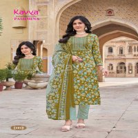 KAVYA PASHMINA VOL 11 COTTON LINING FANCY CASUAL WEAR READYMADE KURTI PANT WITH DUPATTA