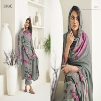 glossy Simar present ornet viscose pashmina digital print winter suits online