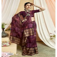 srijana vol 2 by vallabhi prints swarovski work georgette saree