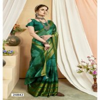 srijana vol 2 by vallabhi prints swarovski work georgette saree