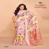 Kashvi Sanpurna Vol-12 Wholesale Sonakshi Patta Ethnic Sarees