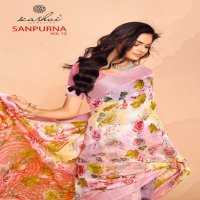 Kashvi Sanpurna Vol-12 Wholesale Sonakshi Patta Ethnic Sarees