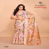 Kashvi Sanpurna Vol-12 Wholesale Sonakshi Patta Ethnic Sarees