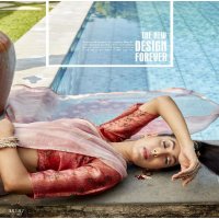 triveni phooljhadi vol 10 abstract printed organza saree online