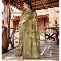 Vallabhi Indrakshi Wholesale Georgette With Swaroski Work Sarees