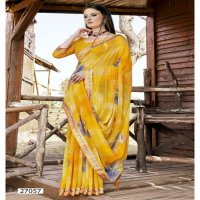 Vallabhi Indrakshi Wholesale Georgette With Swaroski Work Sarees