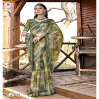 Vallabhi Indrakshi Wholesale Georgette With Swaroski Work Sarees