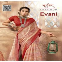 Vallabhi Evani Wholesale Brasso With Swaroski Work Sarees