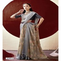 Vallabhi Devyosha Wholesale Brasso With Floral Print Sarees