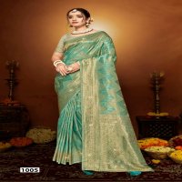 Saroj Shahzeen Tissue Saroski Vol-4 Wholesale Heavy Satin Fabrics Sarees