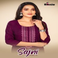 Bonie Sajni Wholesale Fancy Fabrics Long Kurtis