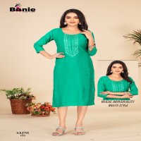 Bonie Sajni Wholesale Fancy Fabrics Long Kurtis